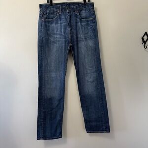 Levi's 505 Classic Indigo Straight Jeans SiZe 36x32